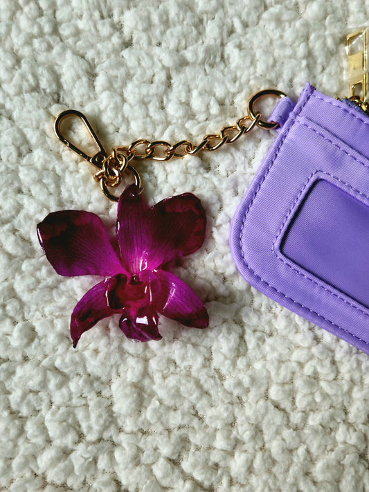 monedero de orquídea